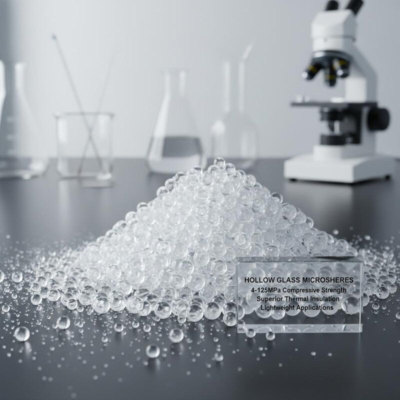 Hohle Glasmikrosphären mit Druckfestigkeit von 4-125 MPa für überlegene Wärmedämmung und leichte Anwendungen