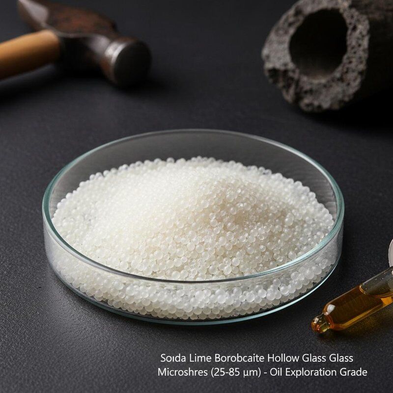 Soda-Kalk-Borosilikat-Hohlglas-Mikrosphären mit 25-85 Mikrometer Durchmesser für den Bereich der Erdölexploration