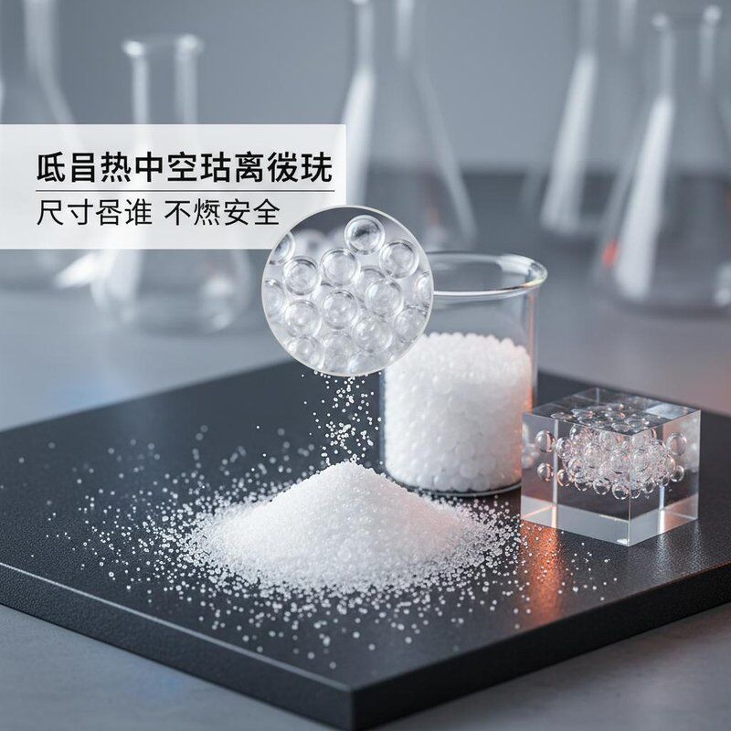 Hollow Glass Bubbles with Low Thermal Conductivity for Dimensional Stability and Non-flammable Safety