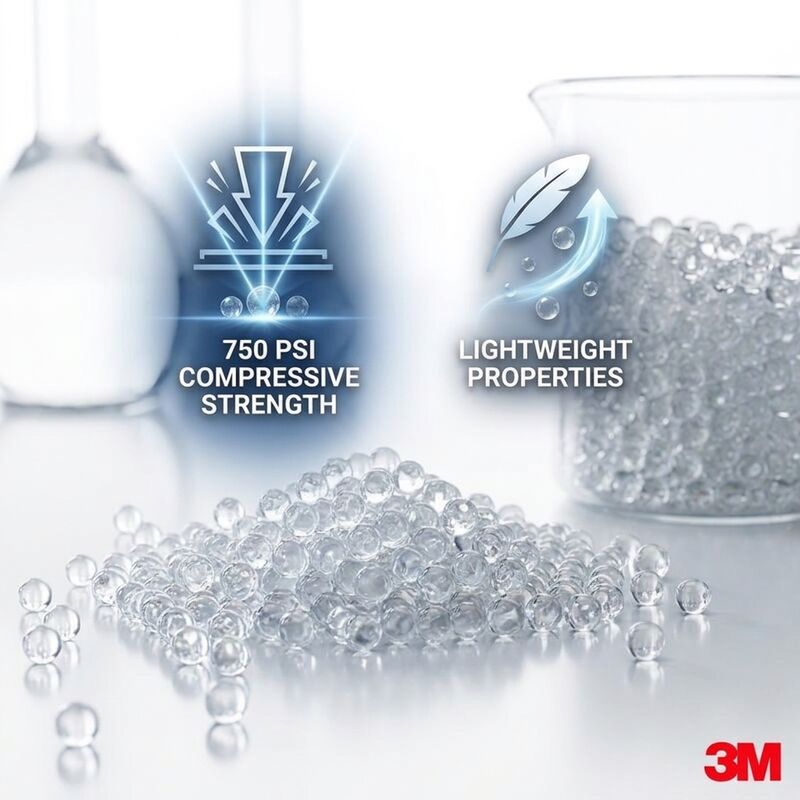 HN40 Hohle Glasblasen 80 MPa Druckfestigkeit Leichtgewichts-Füllstoff für die Spritzgießung von thermoplastischen Verbundwerkstoffen